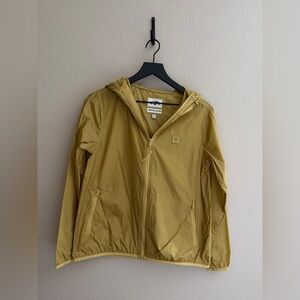 Yellow Zip-Up Hooded Jacket